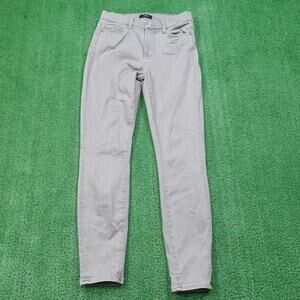 7 For All Mankind Jeans Womens 26‎ Gray Grey The Ankle Skinny Fit Stretch Denim